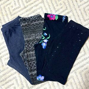 Leggings lot (4) - Girls size L (10-12)